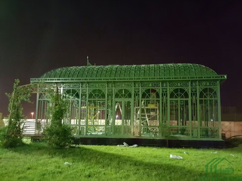hot dip-galvanizing Steel greenhouse